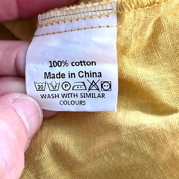 Zanzea Collection, Gold Shirt Dress, Timeless, Excellent Condition, Pockets, 4X - Picture 13 of 16